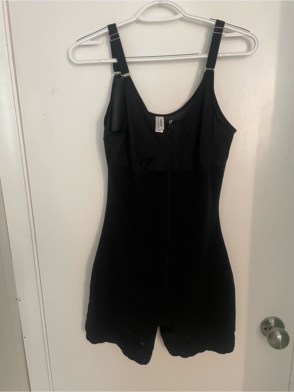 Black YIANNAS Fajas Shapewear Bodysuit with Adjustable Straps from TikTok shop